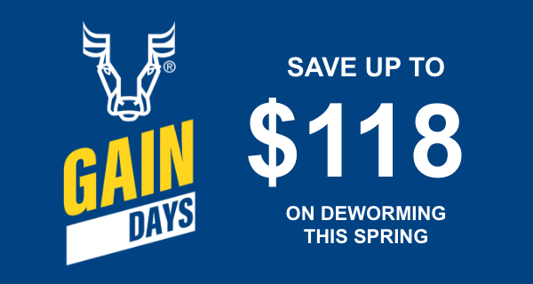 SAVE UP TO $118 ON DEWORMING